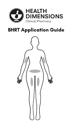 BHRT Application Guide for Topical Creams for DHEA, Estriol, and More