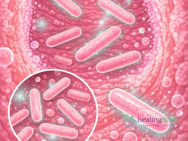 Woman holding flower symbolizing feminine health and care